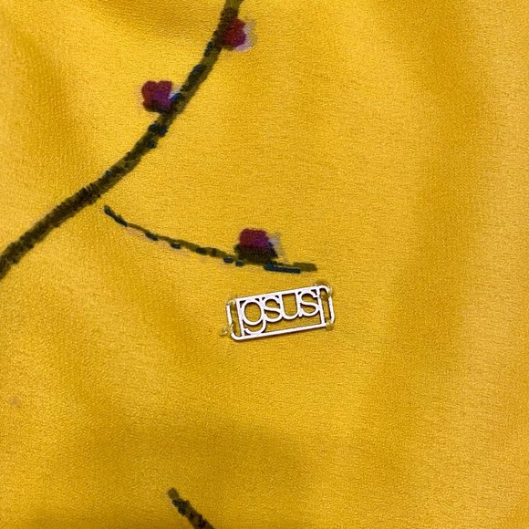 Vintage Late 90's Early 2000s, Gsus Sindustries, Floral Sheer Blouse/Tank Petite - Picture 4 of 8